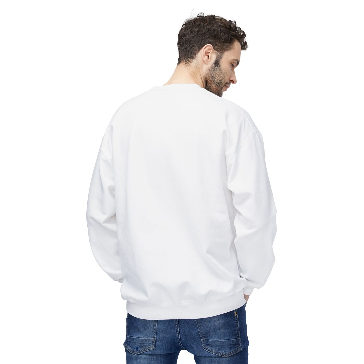 Unisex Softstyle Sweatshirt (White) - Cute Cursive