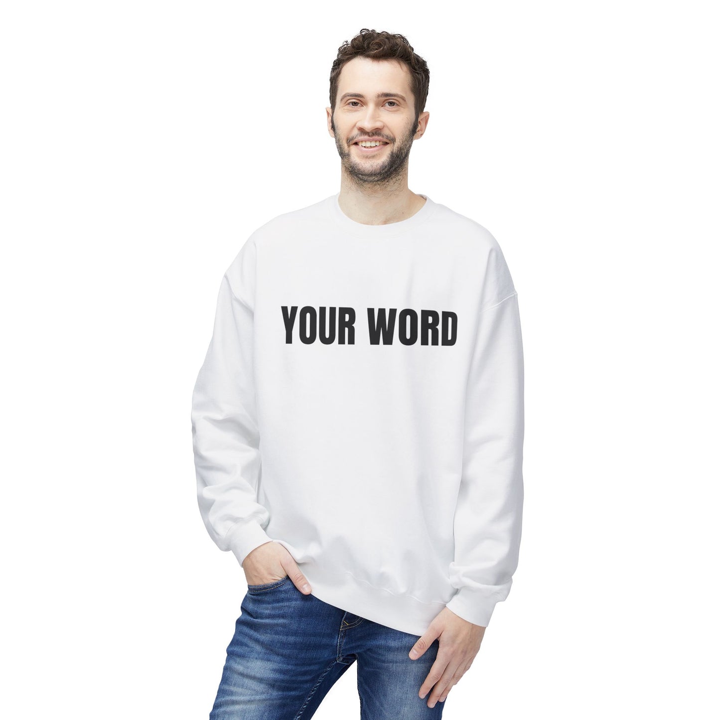Unisex Softstyle Sweatshirt (White)