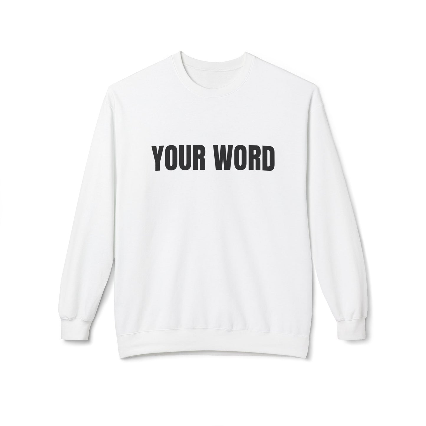 Unisex Softstyle Sweatshirt (White)