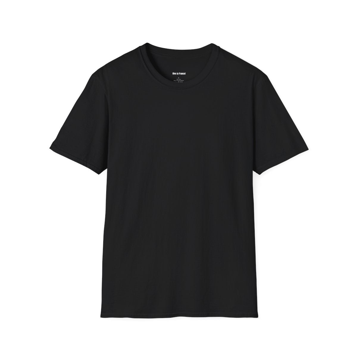 Unisex Softstyle French T-Shirt (Black)
