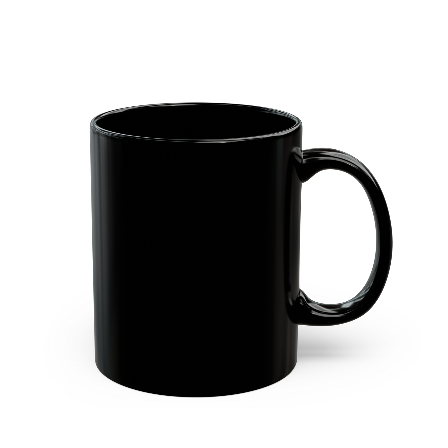 Voila Mug – Ceramic (11oz & 15oz, Black) - Cute Cursive