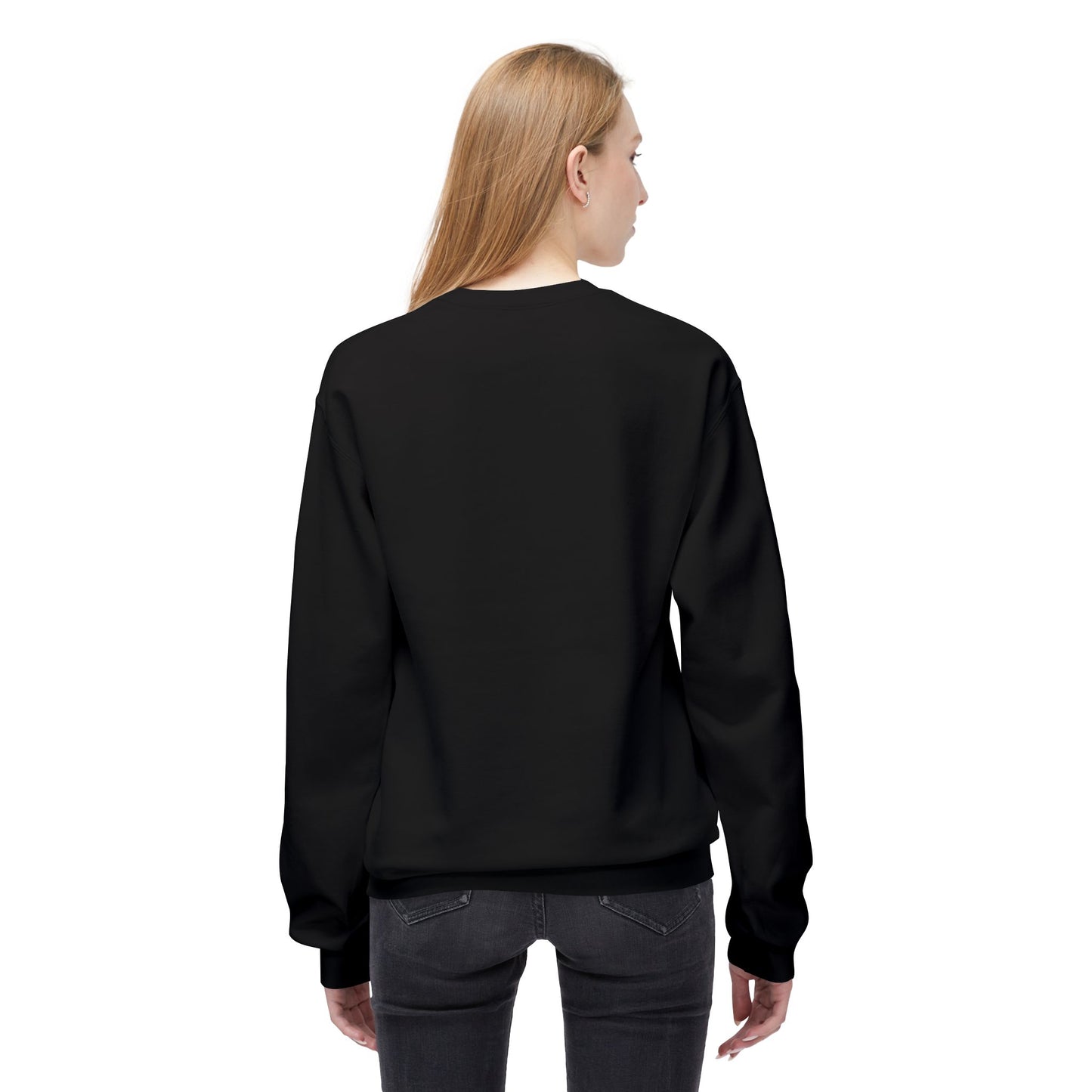Unisex Softstyle Sweatshirt (Black) - Cute Cursive