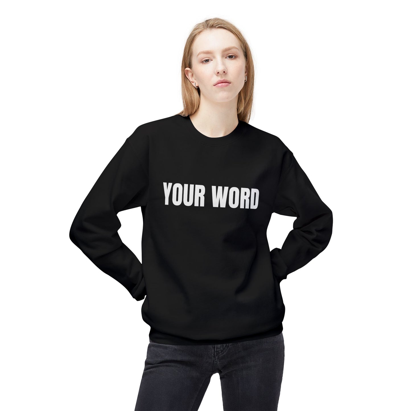 Unisex Softstyle Sweatshirt (Black)