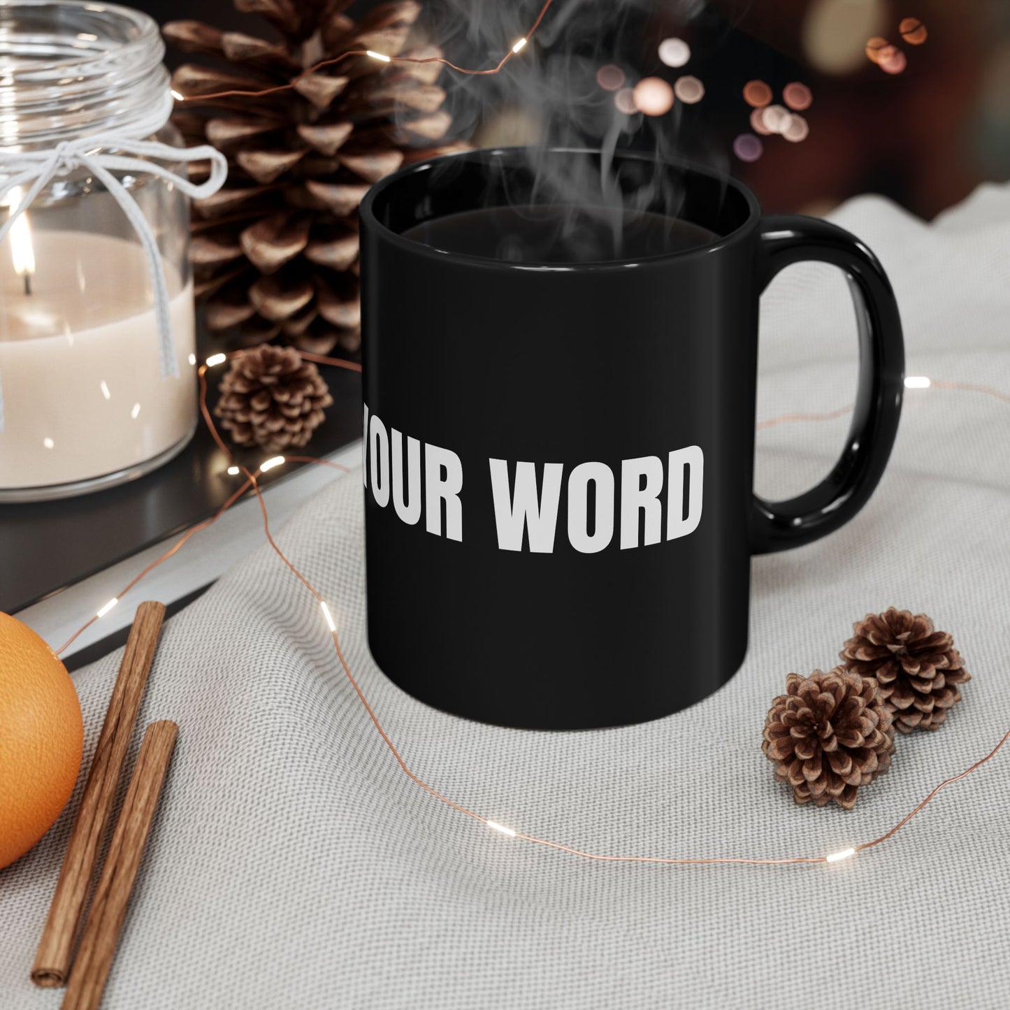 Voila Mug – Ceramic (11oz & 15oz, Black)