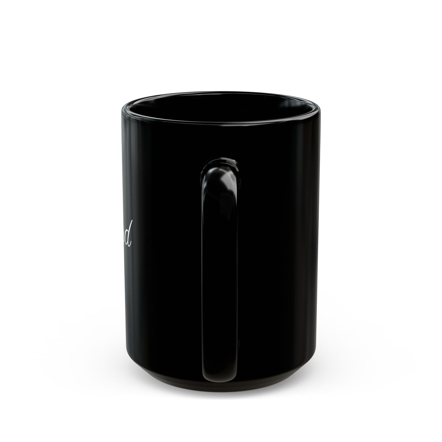 Voila Mug – Ceramic (11oz & 15oz, Black) - Cute Cursive
