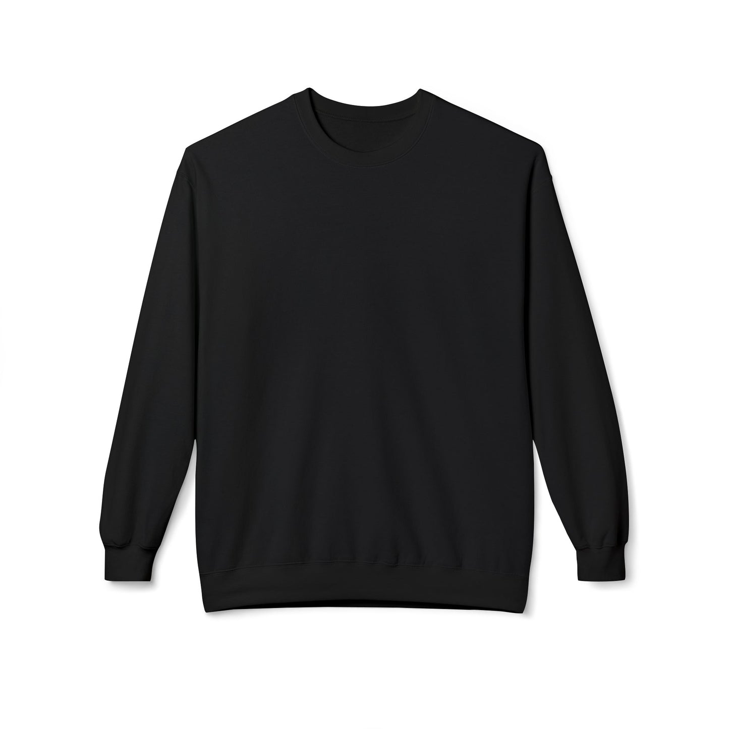 Unisex Softstyle Sweatshirt (Black) - Cute Cursive