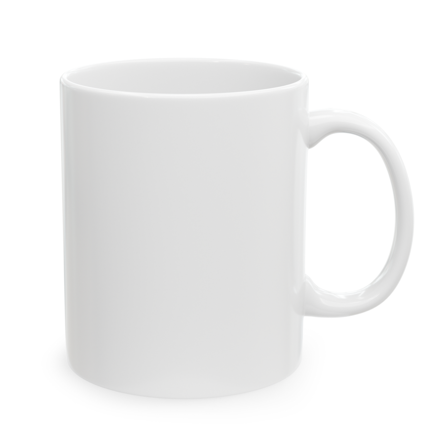 Voila Mug – Ceramic (11oz & 15oz, White) - Cute Cursive