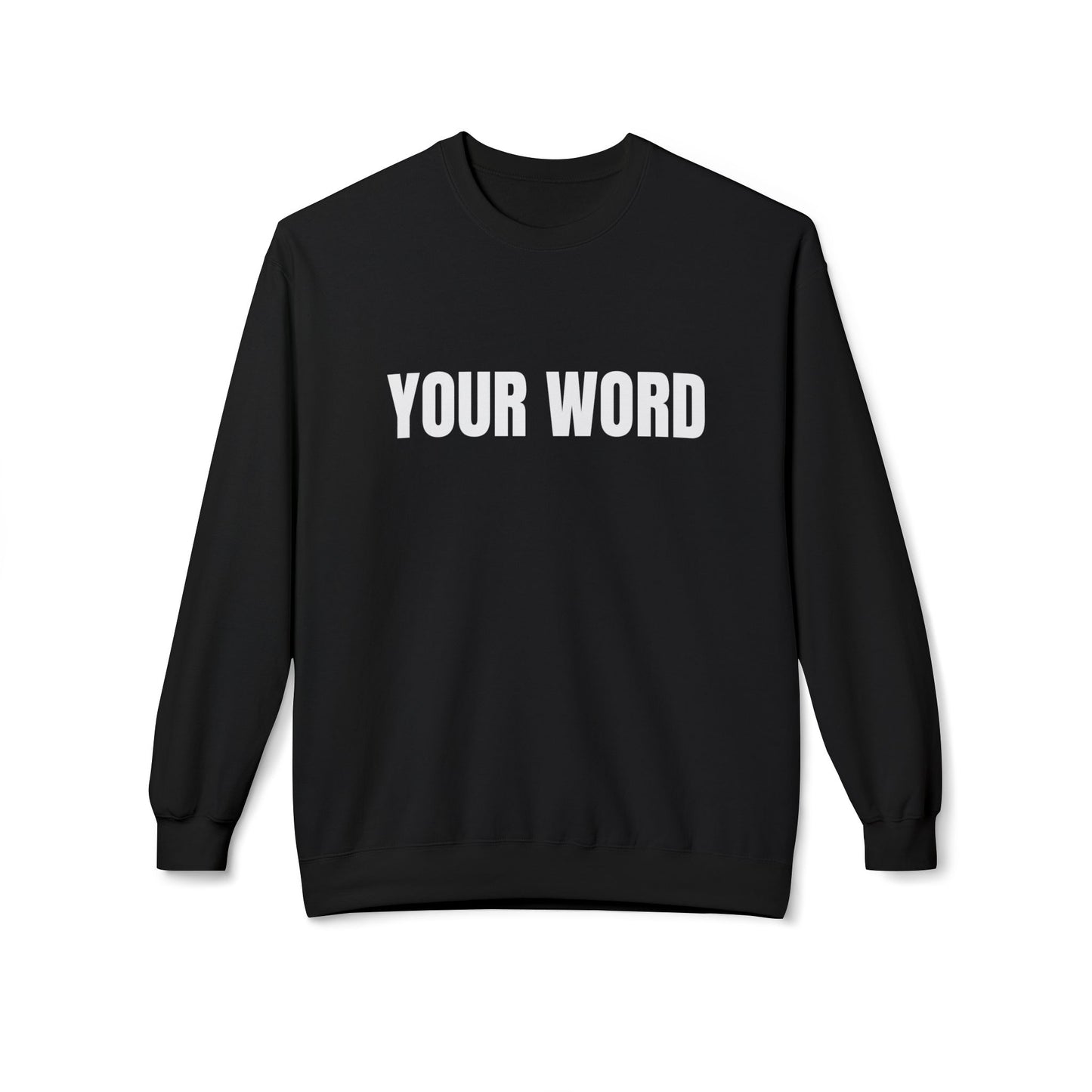 Unisex Softstyle Sweatshirt (Black)